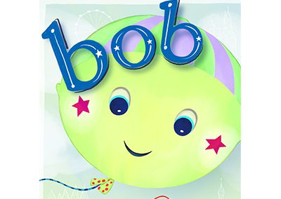 Bob the balloon smiles